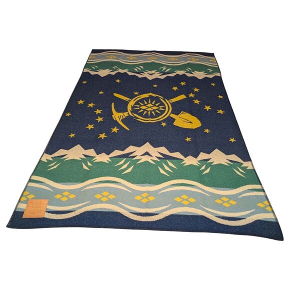Klondike Gold Rush Faribault Woolen Mill Throw Blanket - New w/ Box - Picture 3 of 10